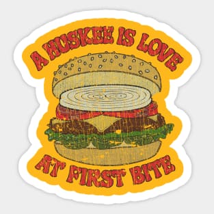 A Huskey is Love at First Bite 1966 Sticker